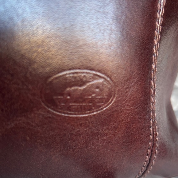 H’Joe Brown Leather Backpack/Shoulder Bag - Picture 2 of 14